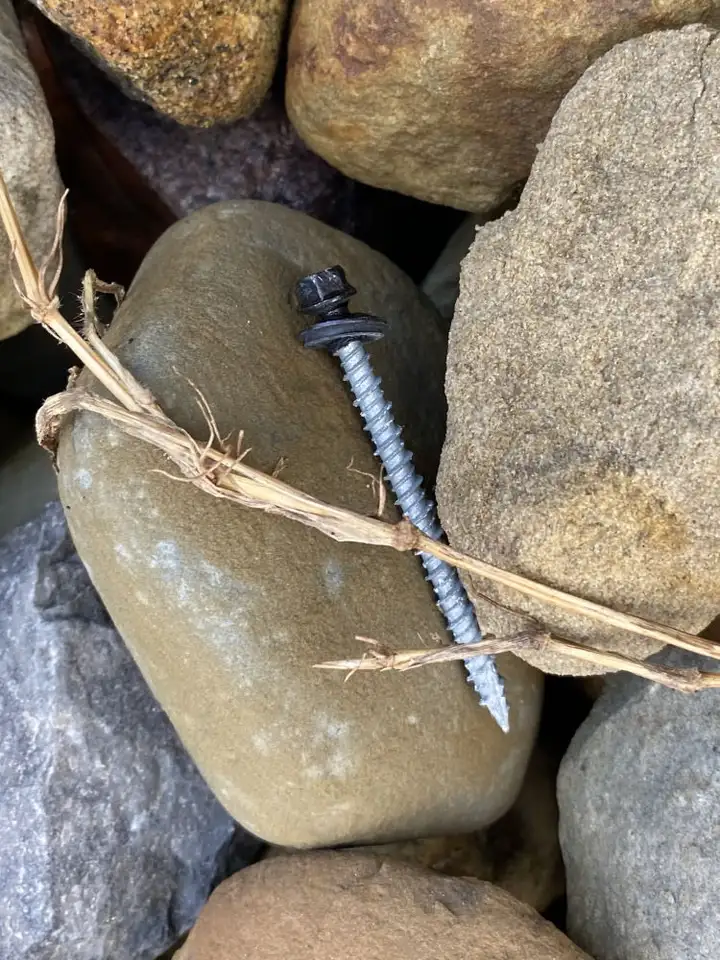 DK Lodge Random screws dropped in landscaping