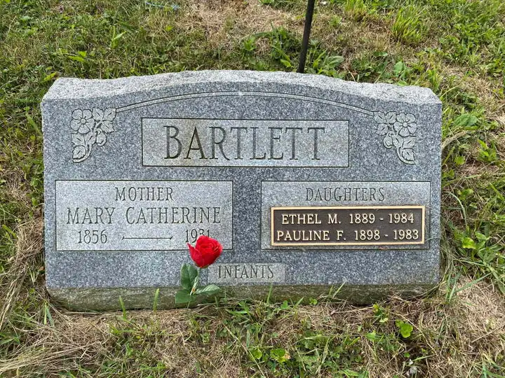 Bartlett Sisters' Oak Grove Cemetery Grave